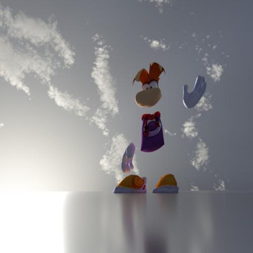 Rayman model (Rigged) preview image